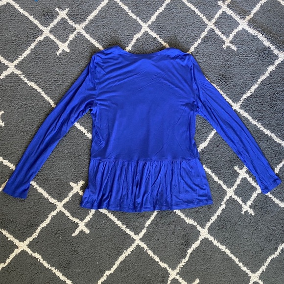 Old Navy Long Sleeve Peplum Shirt - Picture 3 of 3